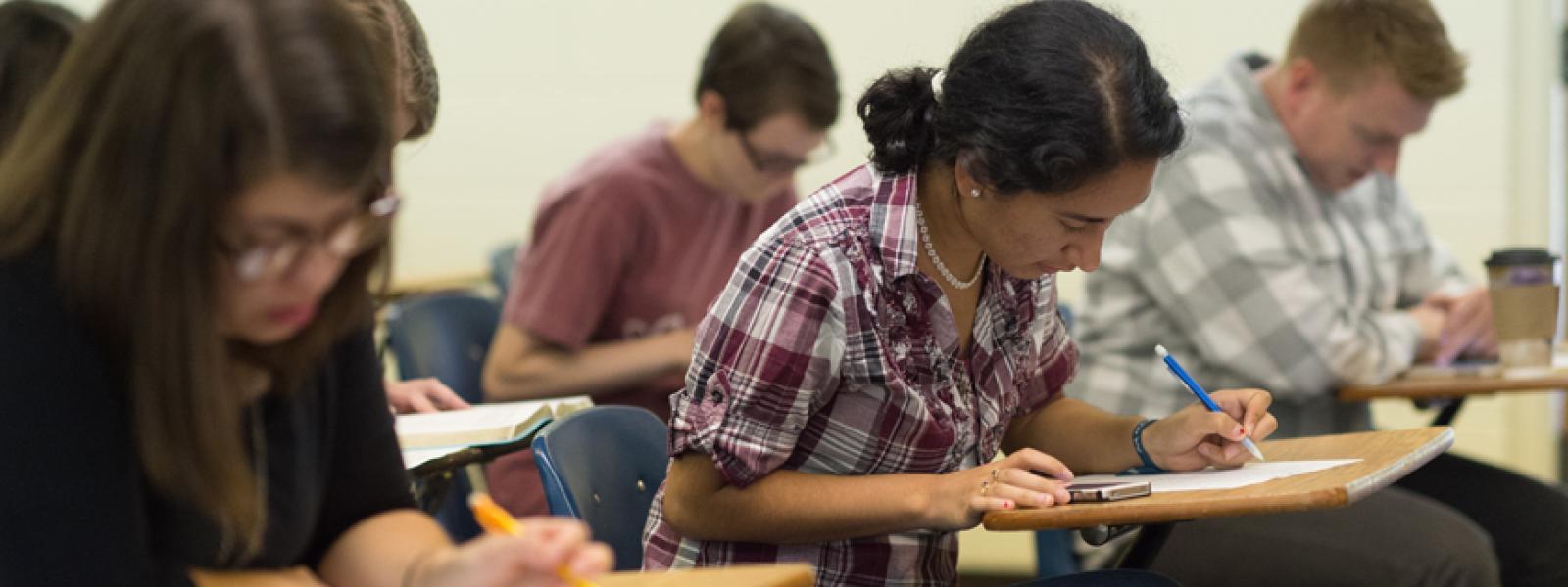 CIU undergraduate students in the classroom.